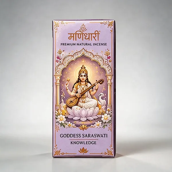 Manidhari_Goddess_Saraswati_Floral_Sandalwood_Incense_Sticks