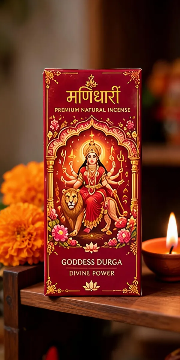 Manidhari_Goddess_Durga_Floral_Spicy_Natural_Incense_Sticks