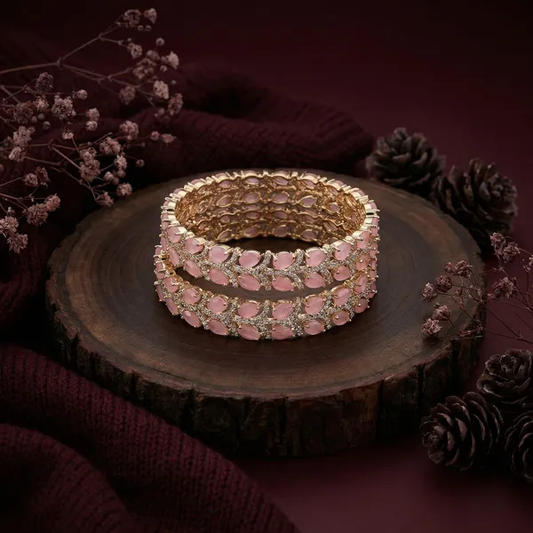 Aaliya_American_Diamond_Bangles_Pink