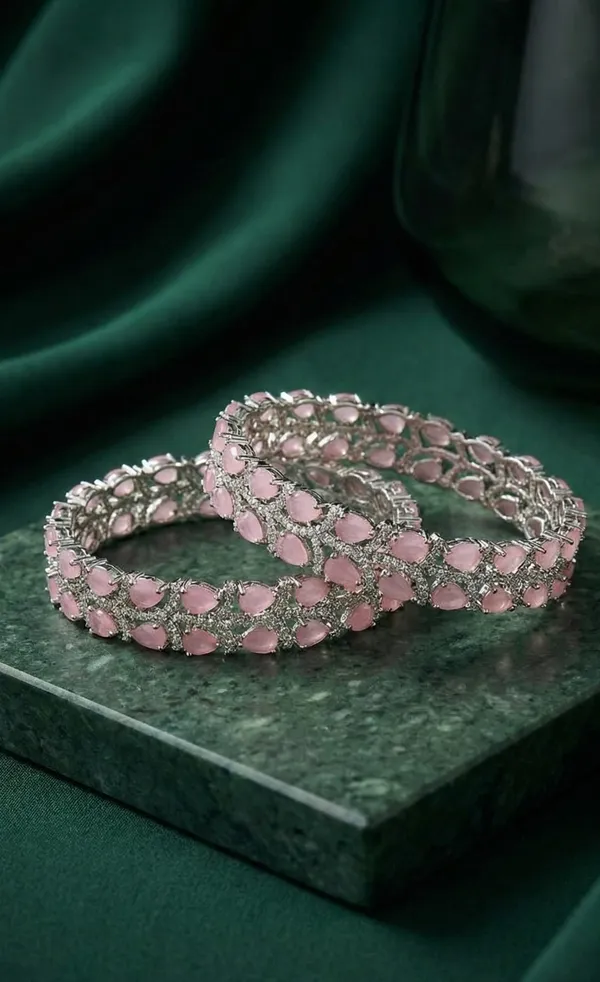 Aaliya_American_Diamond_Bangles_Pink