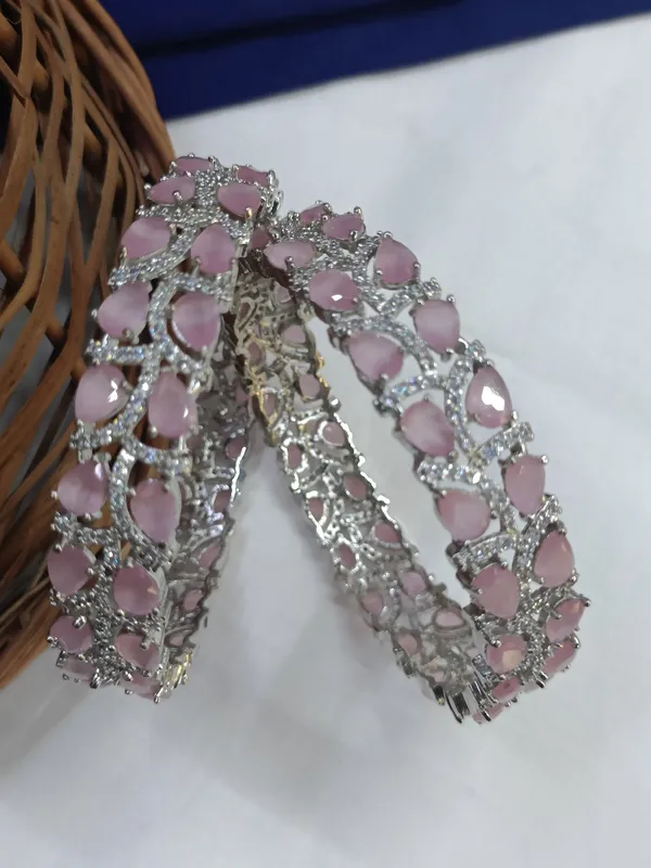Aaliya_American_Diamond_Bangles_Pink