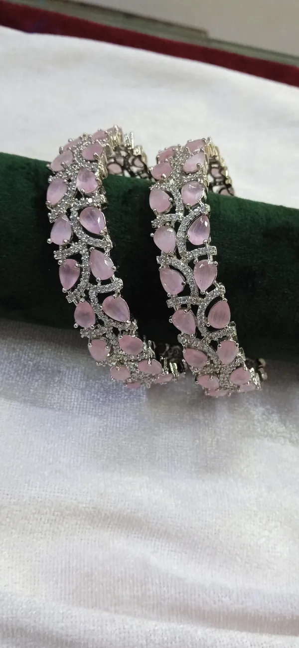 Aaliya_American_Diamond_Bangles_Pink