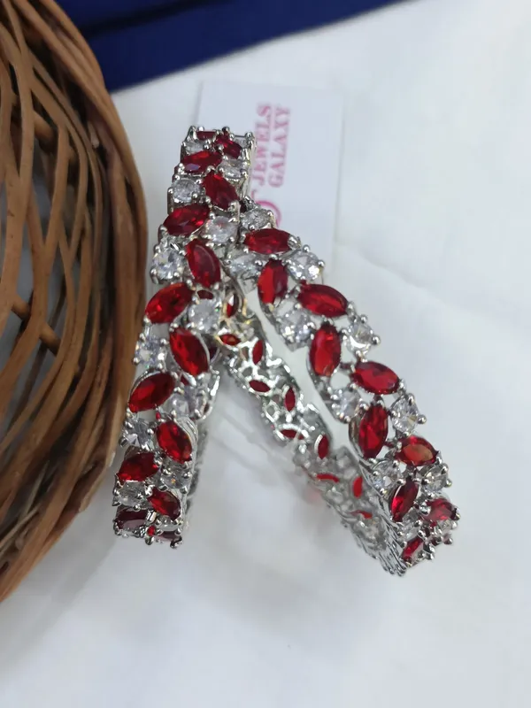 Aaliya_American_Diamond_Bangles_Red