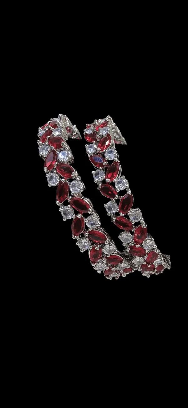 Aaliya_American_Diamond_Bangles_Red