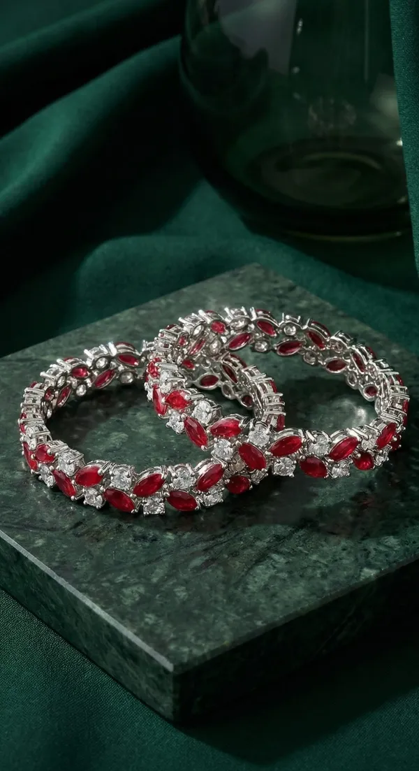 Aaliya_American_Diamond_Bangles_Red