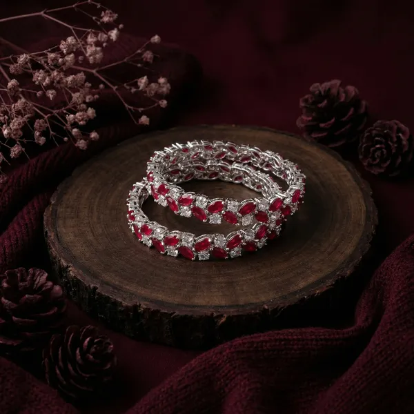Aaliya_American_Diamond_Bangles_Red