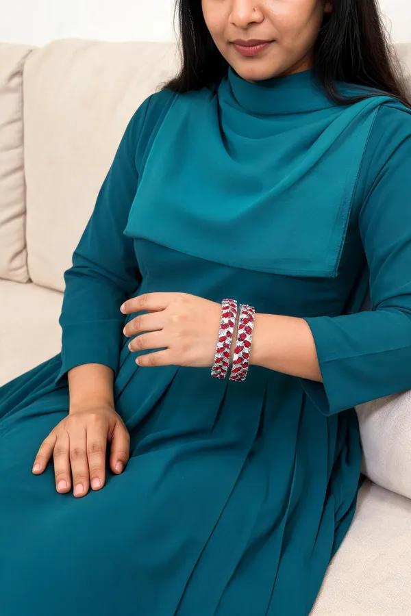 Aaliya_American_Diamond_Bangles_Red