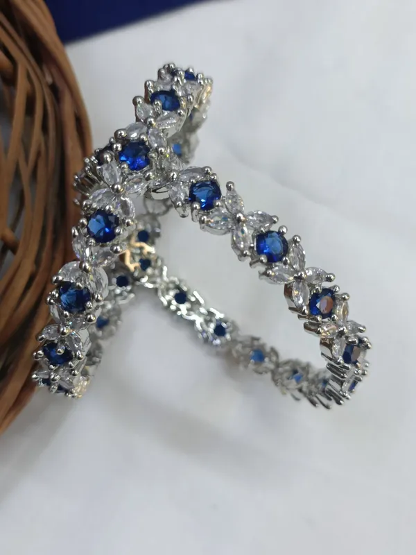 Nitya_Blue_American_Diamond_Bangles