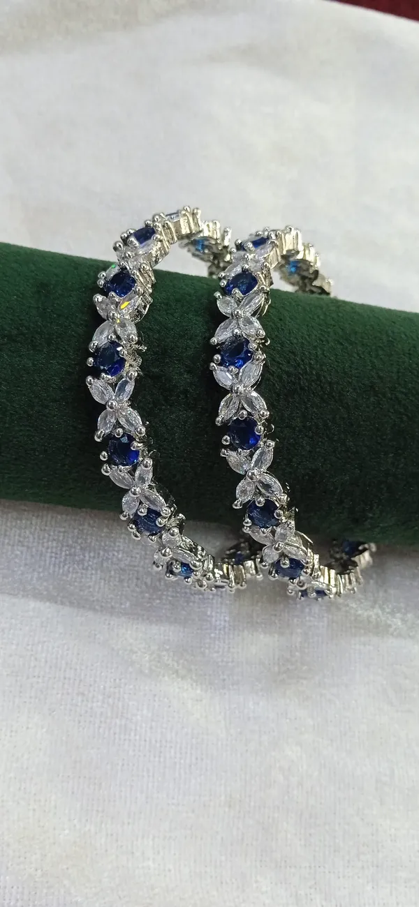 Nitya_Blue_American_Diamond_Bangles