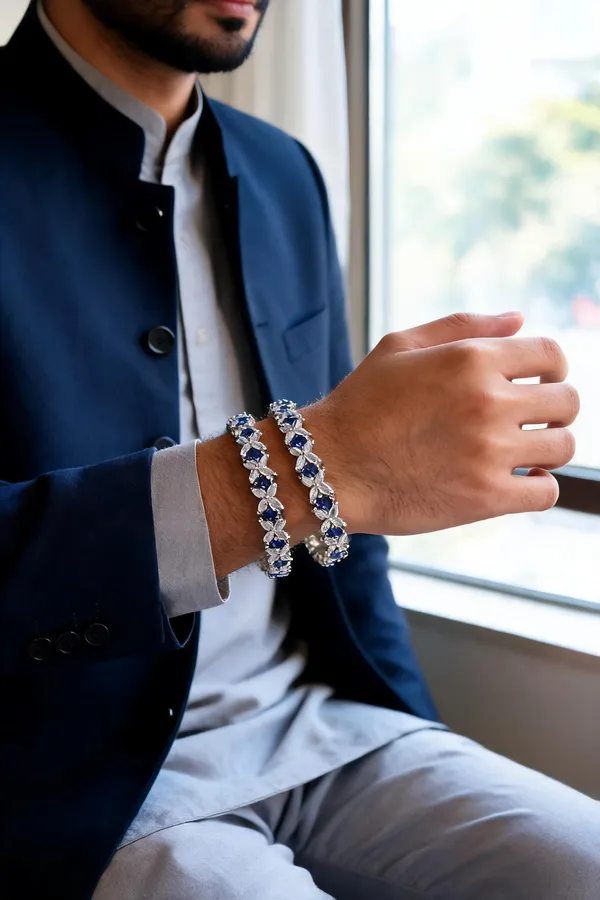Nitya_Blue_American_Diamond_Bangles