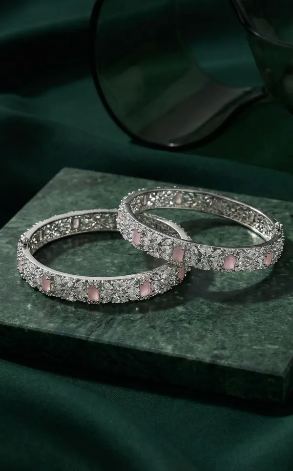 Zia_American_Diamond_Blush_Bangles