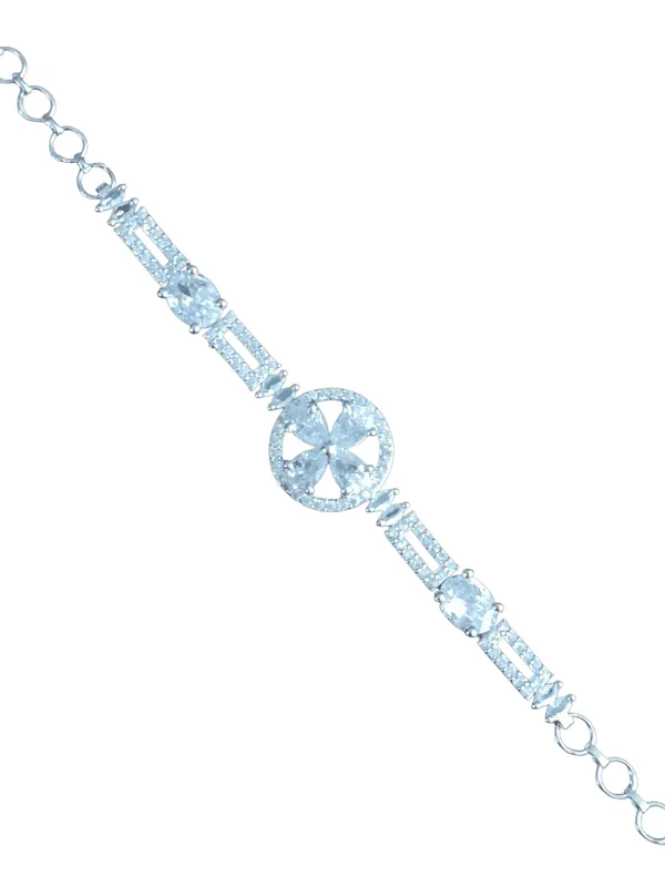 Rosy_Cubic_Zirconia_Silver_Plated_Bracelet