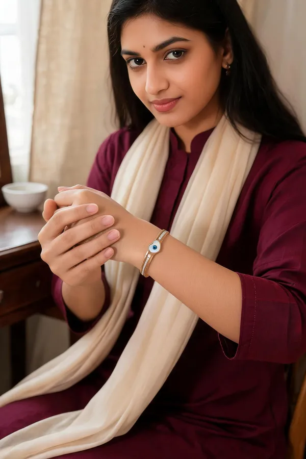 Trendy_Anti_Tarnish_Gold_Plated_Evil_Eye_Bracelet