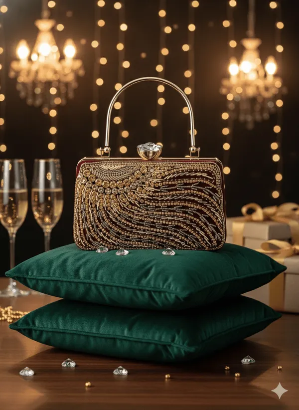 Crystle_Bloom_Dabka_Work_Maroon_Clutch