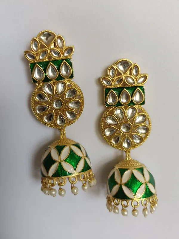 Emerald_Saloni_Jhumki_Earrings