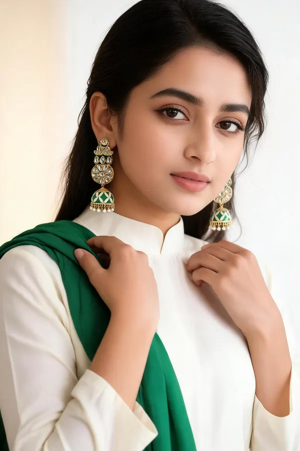 Emerald_Saloni_Jhumki_Earrings