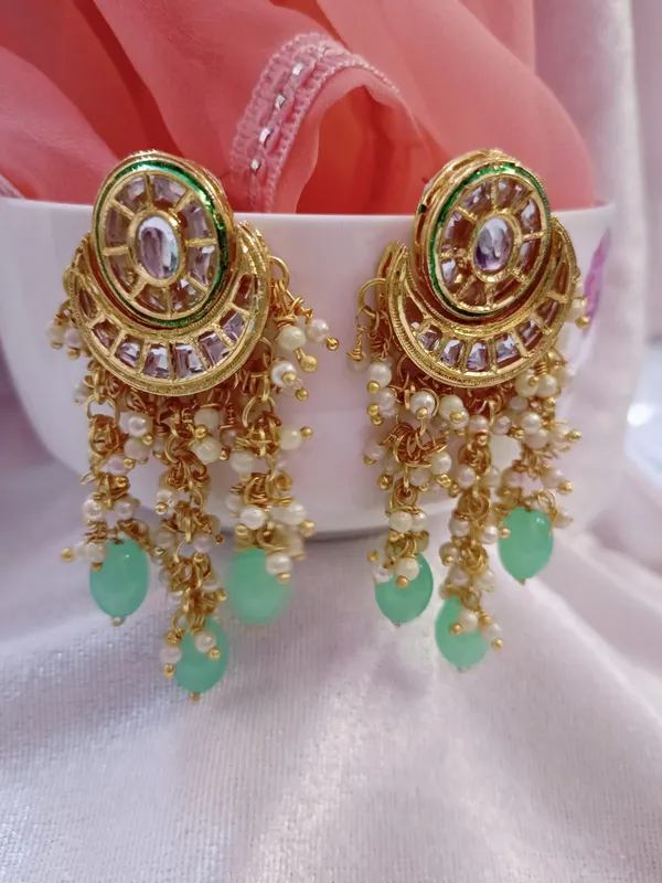 Mint_Green_Madhuri_Earrings