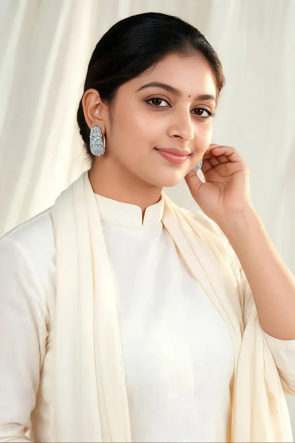 Saanya_CZ_Mint_Green_Hoop_Earrings
