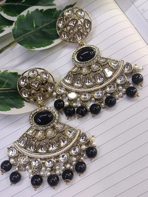 Miasha_Black_Chandelier_Earrings