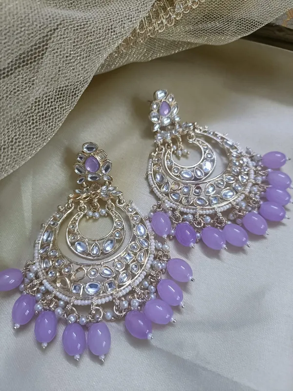 Vinakshi_Lavender_Gold_Plated_Chandbalies_Earrings