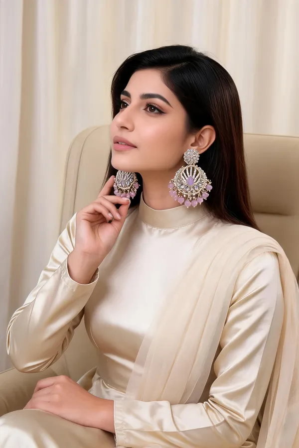 Laysha_Lavender_Gold_Plated_Chandbalies_Earrings