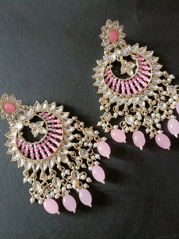 Pihu_Pink_Gold_Plated_Chandbalies_Earrings