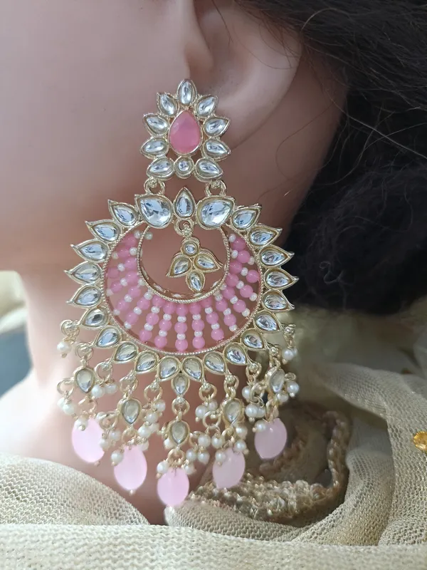 Pihu_Pink_Gold_Plated_Chandbalies_Earrings