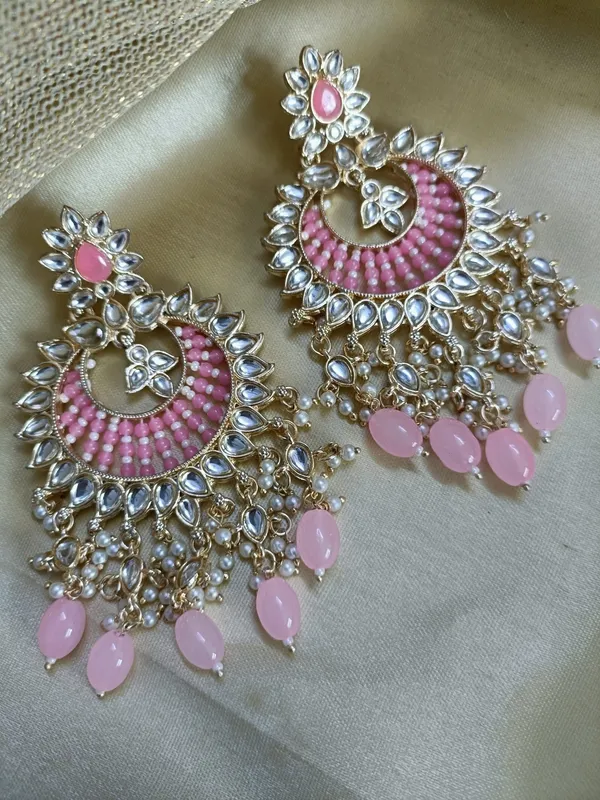 Pihu_Pink_Gold_Plated_Chandbalies_Earrings
