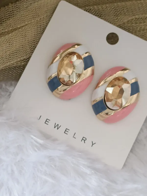 Juhi_Pink_Stud_Earrings