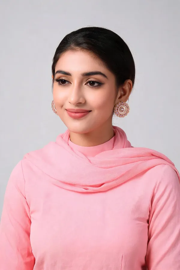 Samaisha_Gold_Plated_Pink_Earrings_-_Pack_of_2