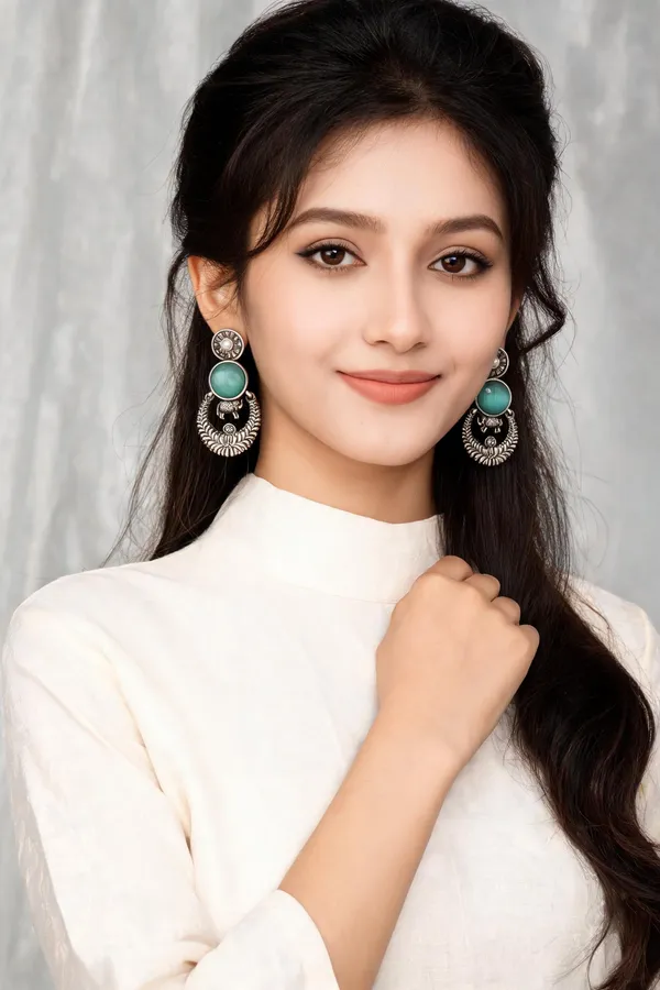 Olivia_Oxidised_Earrings_-_Mint_Green