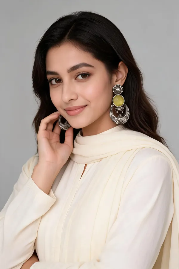 Olivia_Oxidised_Earrings_-_Yellow