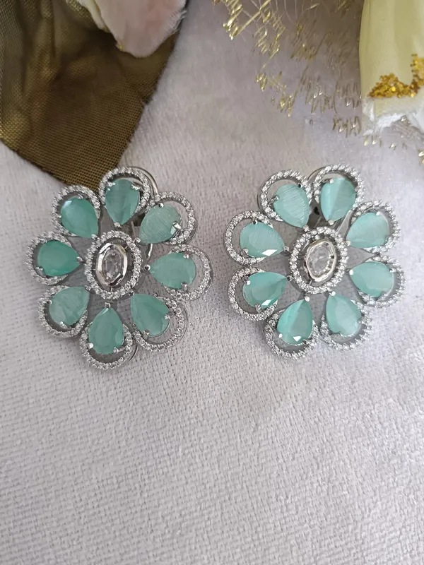 Sofia_American_Diamond_Mint_Green_Ear_Studs