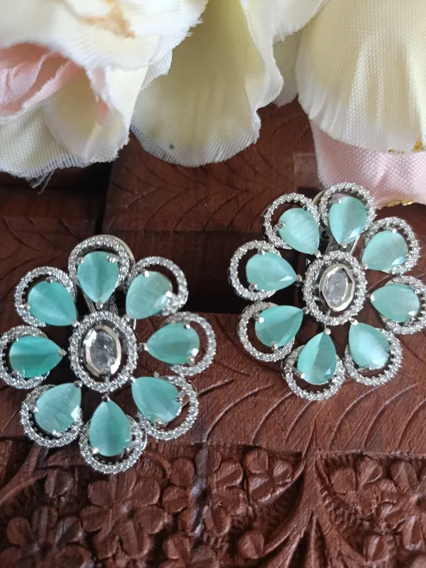 Sofia_American_Diamond_Mint_Green_Ear_Studs
