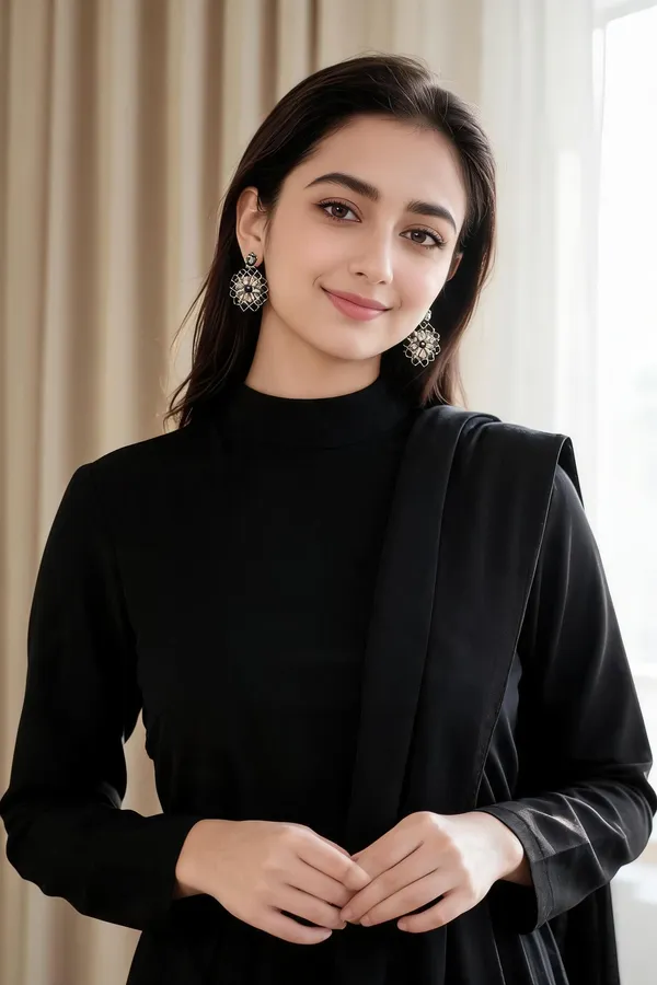 Aanya_Gold_Polished_Black_Earrings