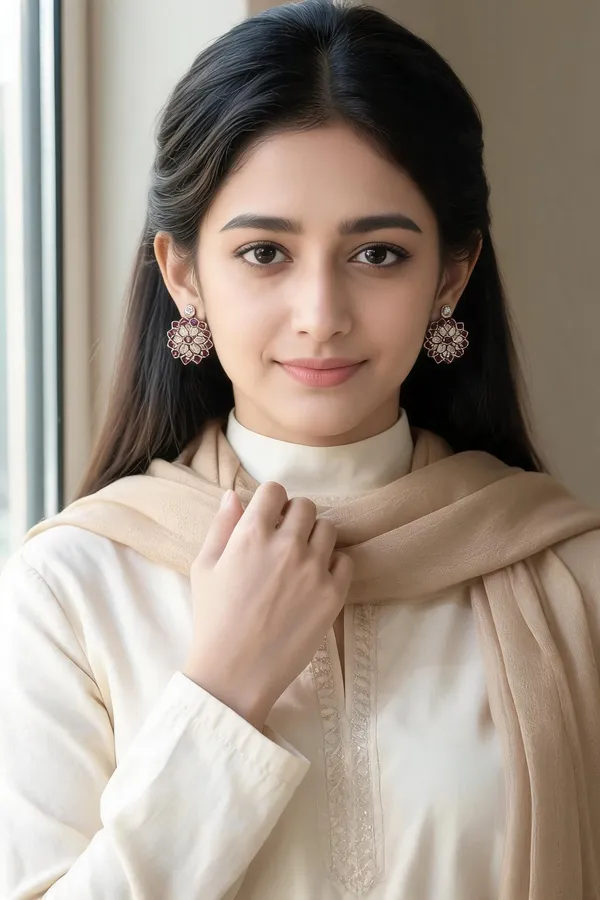 Aanya_Gold_Polished_Purple_Color_Earrings