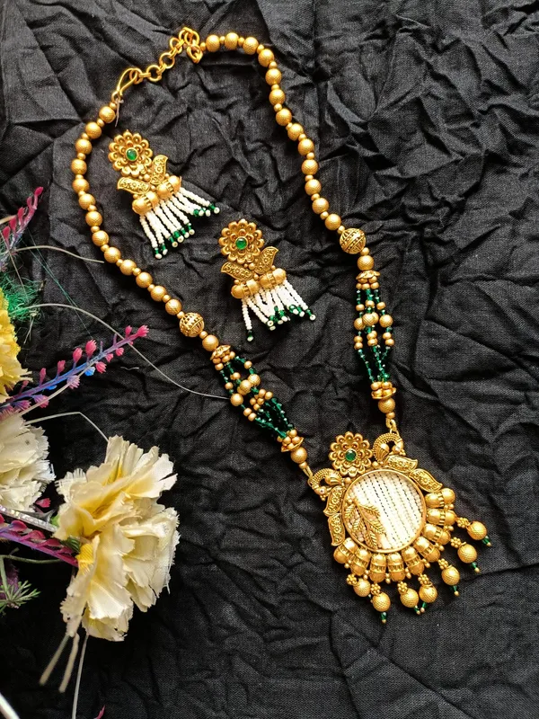Rani_Vanika_Ethnic_Long_Necklace_with_Earrings