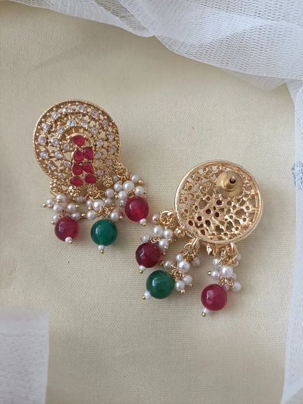 Rumaya_Gold_Plated_Ruby_And_Emerald_Green_Long_Necklace_Set