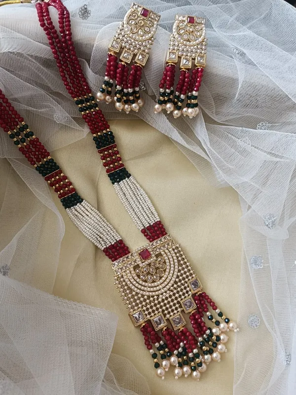 Divya_Gold_Plated_Maroon_Long_Necklace_Set
