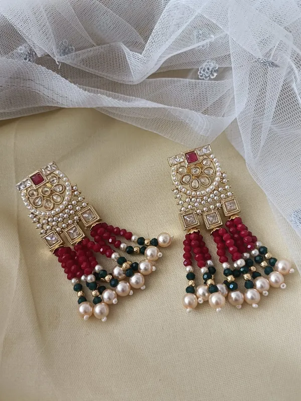 Divya_Gold_Plated_Maroon_Long_Necklace_Set