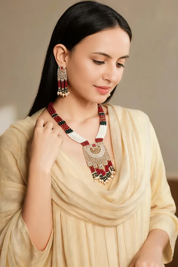 Divya_Gold_Plated_Maroon_Long_Necklace_Set