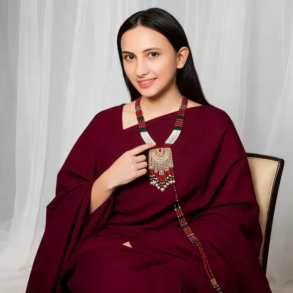 Divya_Gold_Plated_Maroon_Long_Necklace_Set