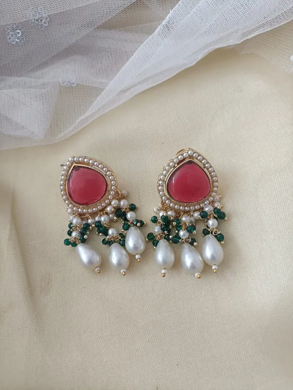 Sanchita_Maroon_Gold_Plated_Long_Necklace_Set