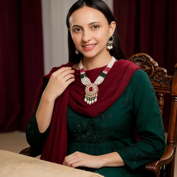 Sanchita_Maroon_Gold_Plated_Long_Necklace_Set