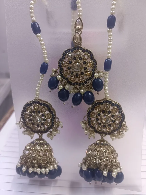 Bela_Blue_Maangtika_Set