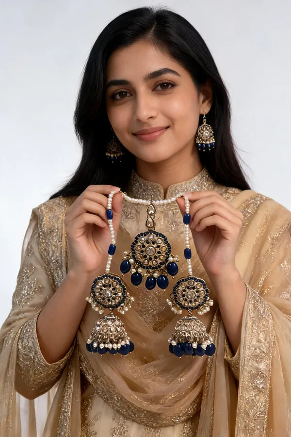 Bela_Blue_Maangtika_Set