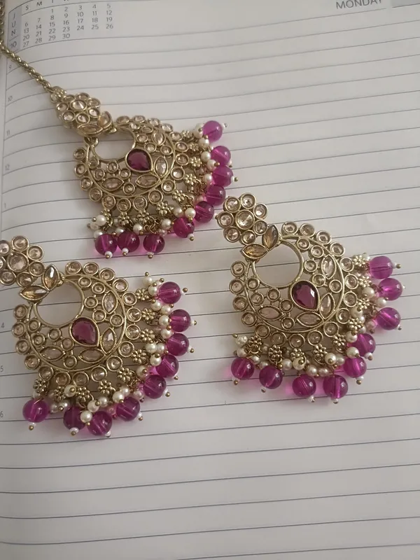 Prisha_Purple_Maangtika_Set