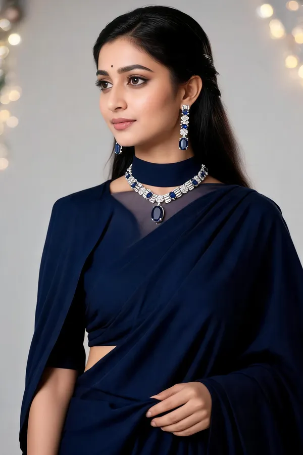 Marine_American_Diamond_Oval_Shaped_Blue_Necklace_Set