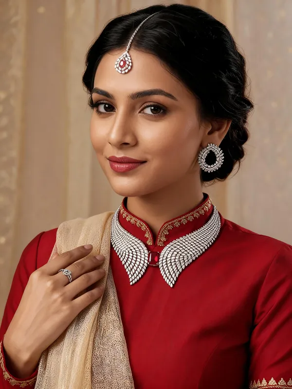 Royal_Ruby_Feather_Necklace_Set_With_Maangtika