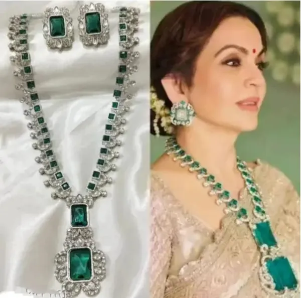 Neeta_Ambani_Inspired_Emerald_Jewelry_Set